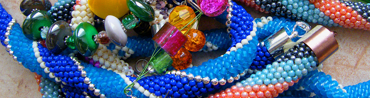 Biżuteria ręcznie robiona naszyjnik z koralików